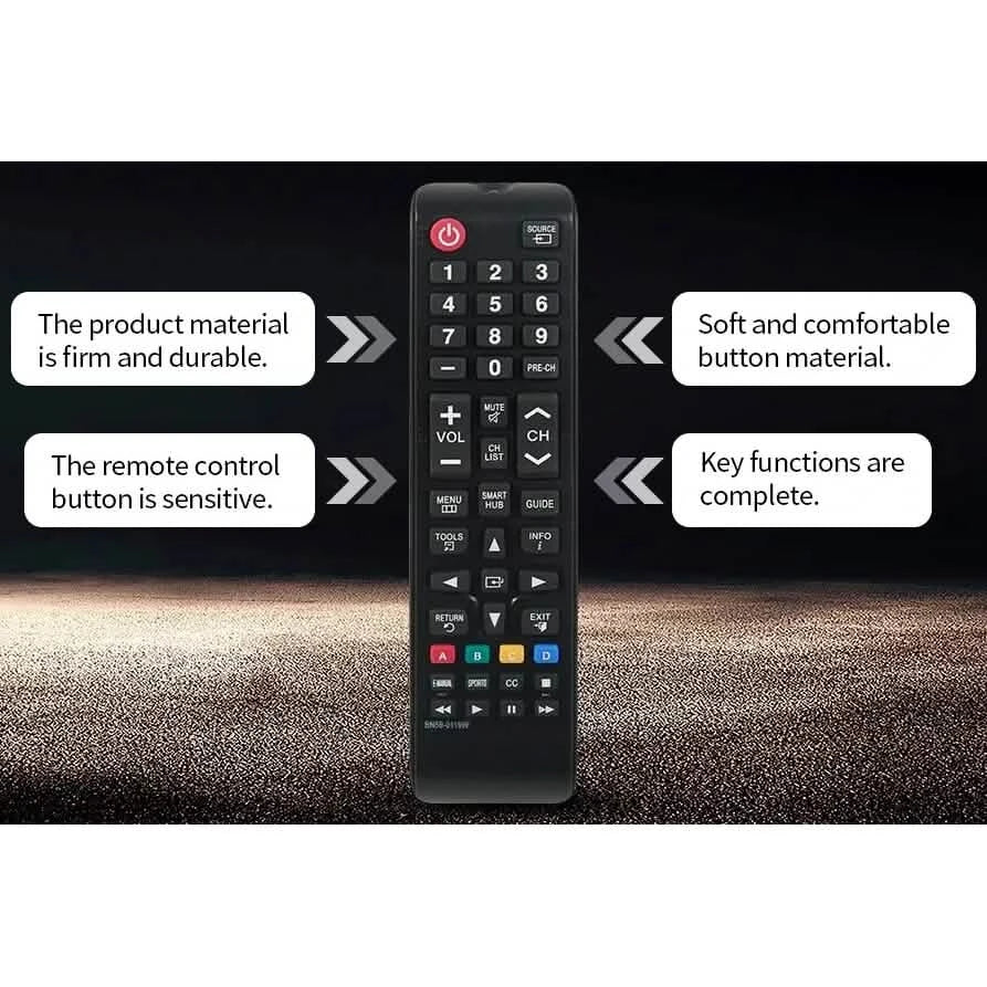 Universal Remote Control for All Samsung LCD LED HDTV Smart TVs BN59-01199F TV & Video - DailySale