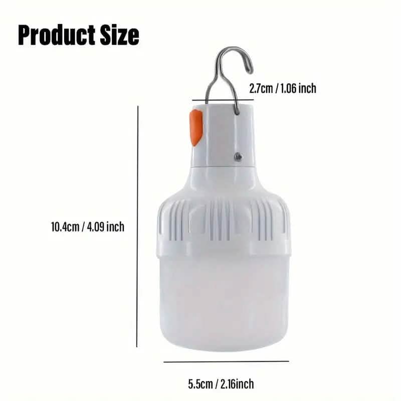 USB Rechargeable Outdoor Bulb Light Outdoor Lighting - DailySale