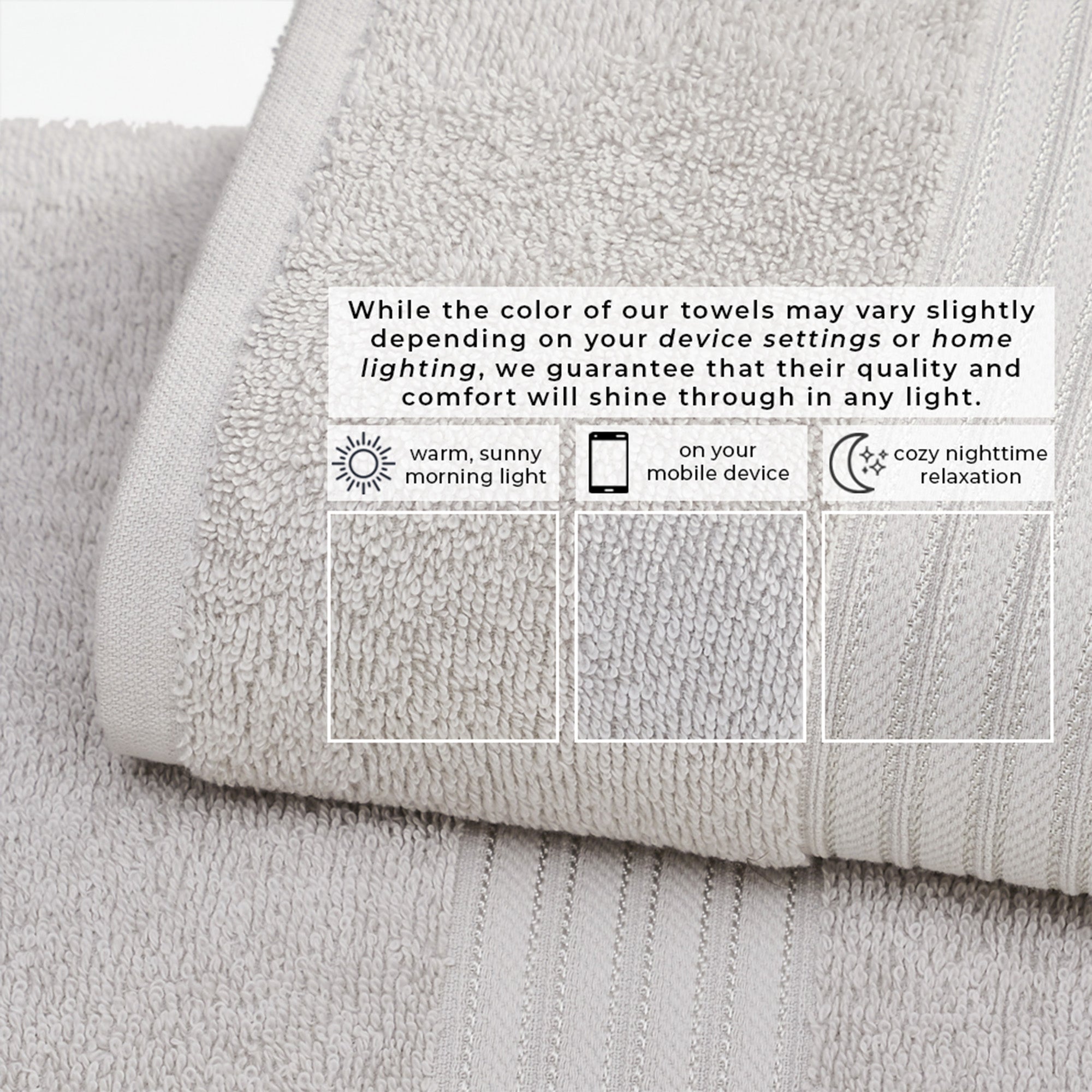 Cotton Terry Bath Towel Set - Cooper Collection