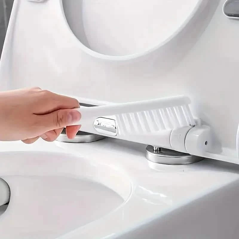 Wall-Mounted Toilet Brush Holder with Long Handle Bath - DailySale