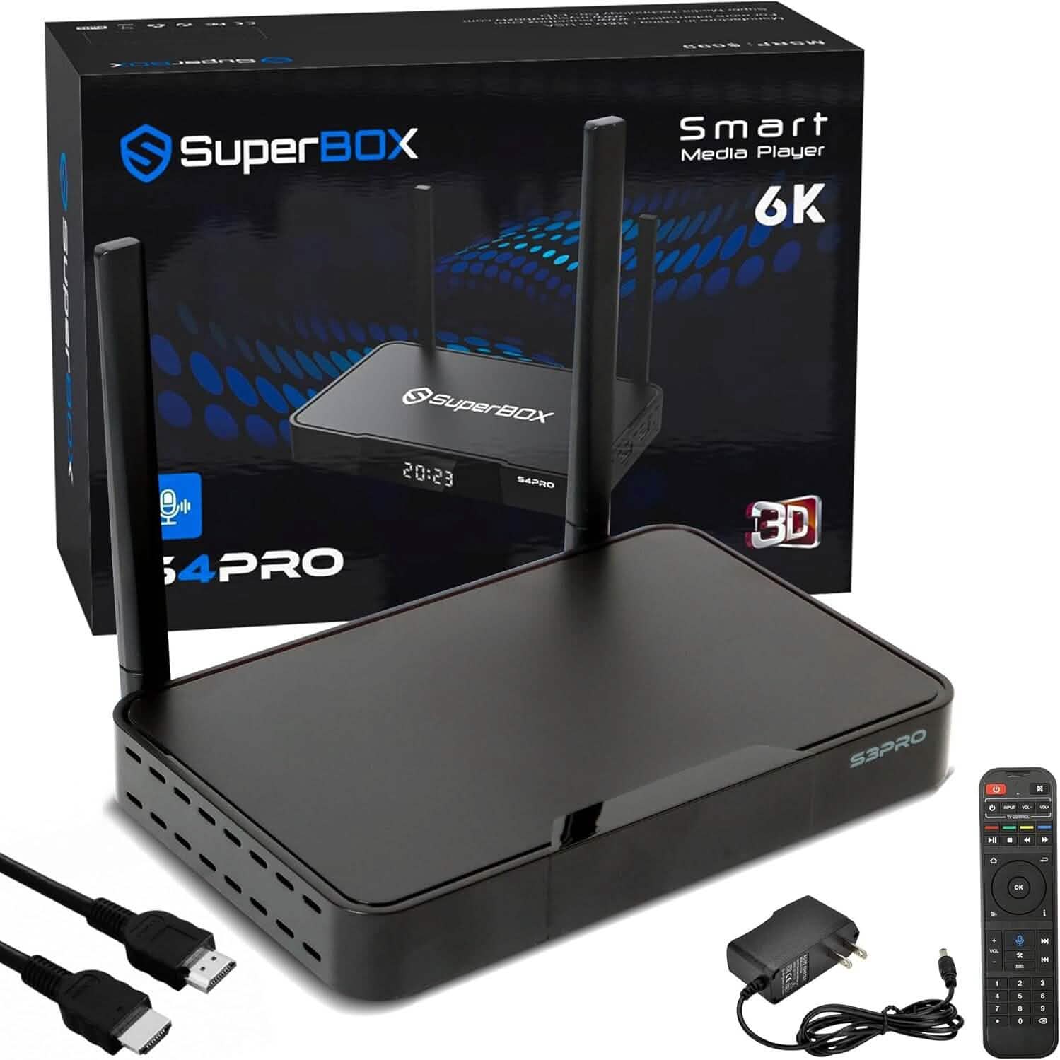 WALLECOM 2023 Latest S4 PRO Smart TV Box TV & Video - DailySale