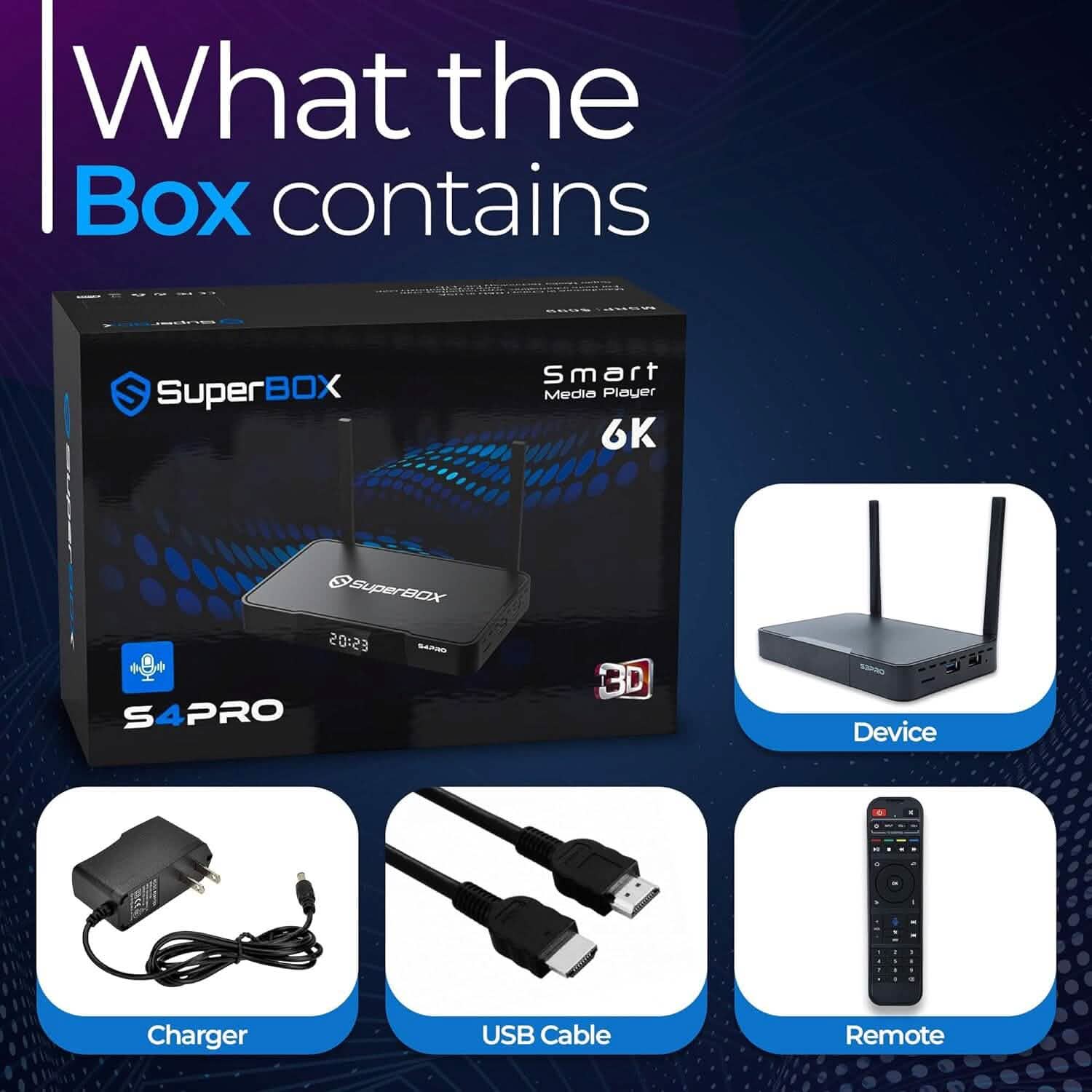 WALLECOM 2023 Latest S4 PRO Smart TV Box TV & Video - DailySale