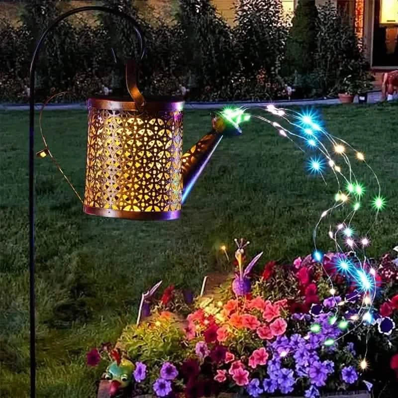 Watering Can Solar Garden Lights - Copper, Solar Powered String & Fairy Lights 1-Pack - DailySale