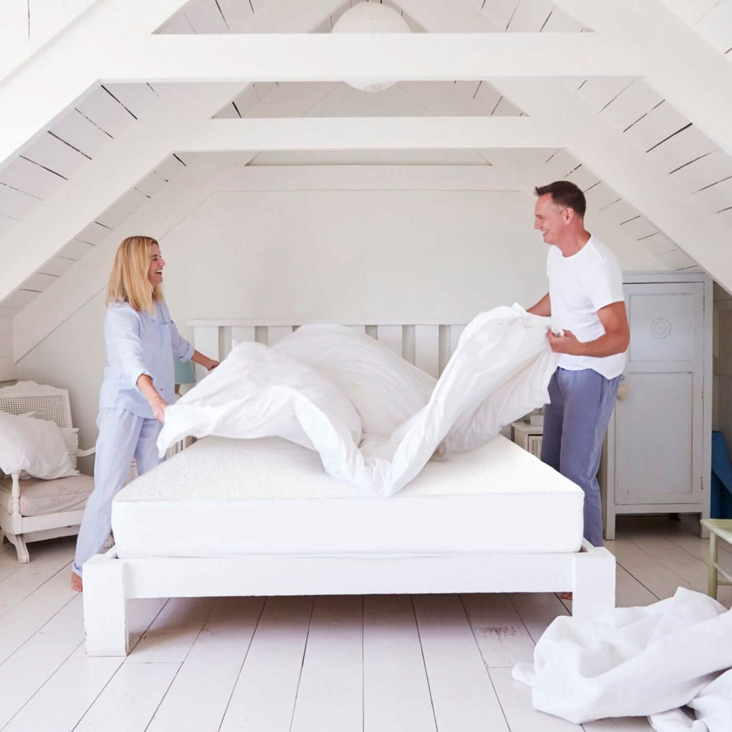 Waterproof Breathable Soft Cotton Mattress Protector Bedding - DailySale