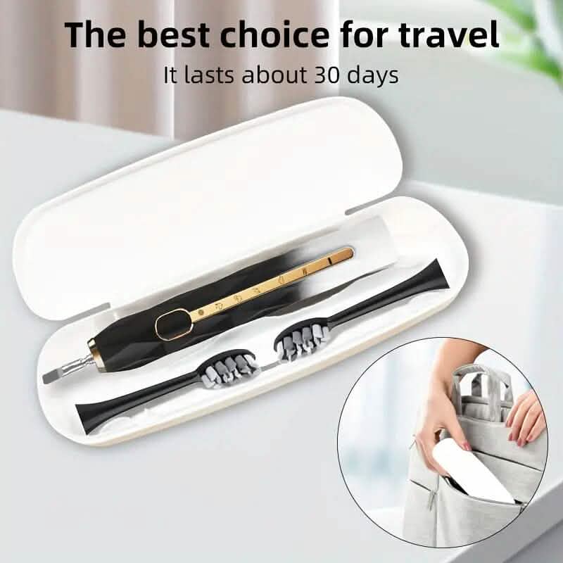 Waterproof USB Rechargeable Electric Toothbrush with 10 Replaceable Toothbrush Heads, Charger and Case Beauty & Personal Care - DailySale