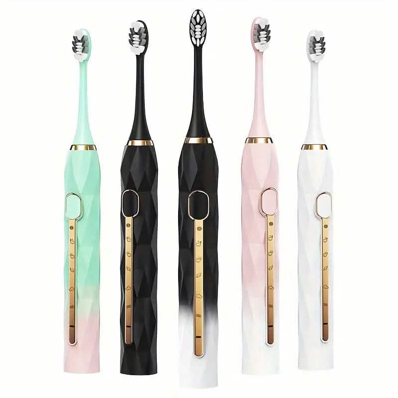 Waterproof USB Rechargeable Electric Toothbrush with 10 Replaceable Toothbrush Heads, Charger and Case Beauty & Personal Care - DailySale