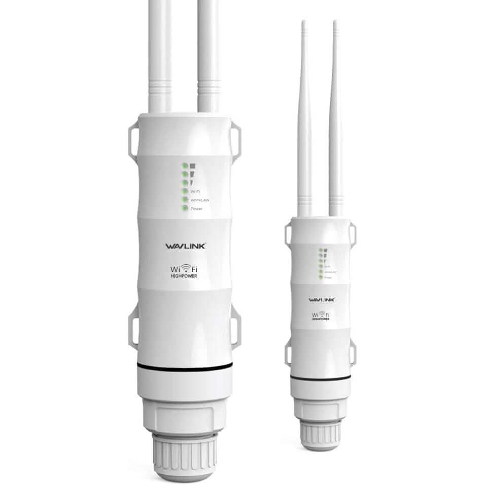 WAVLINK Outdoor WiFi Range Extender AC600 High Power Weatherproof Outdoor WiFi Extender Computer Accessories - DailySale