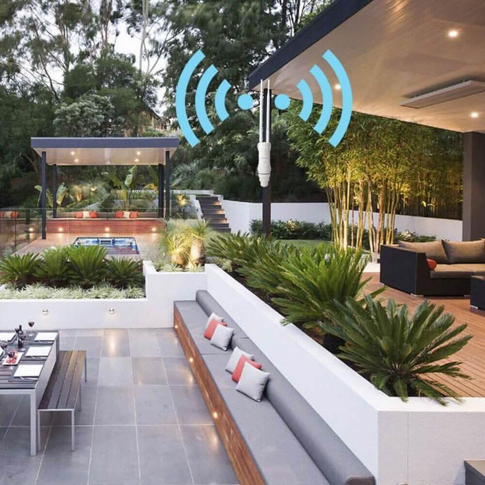 WAVLINK Outdoor WiFi Range Extender AC600 High Power Weatherproof Outdoor WiFi Extender Computer Accessories - DailySale