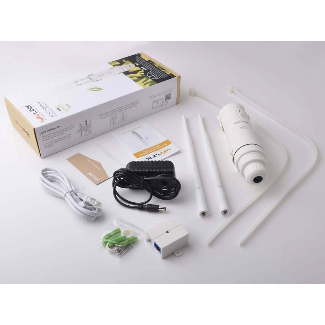 WAVLINK Outdoor WiFi Range Extender AC600 High Power Weatherproof Outdoor WiFi Extender Computer Accessories - DailySale