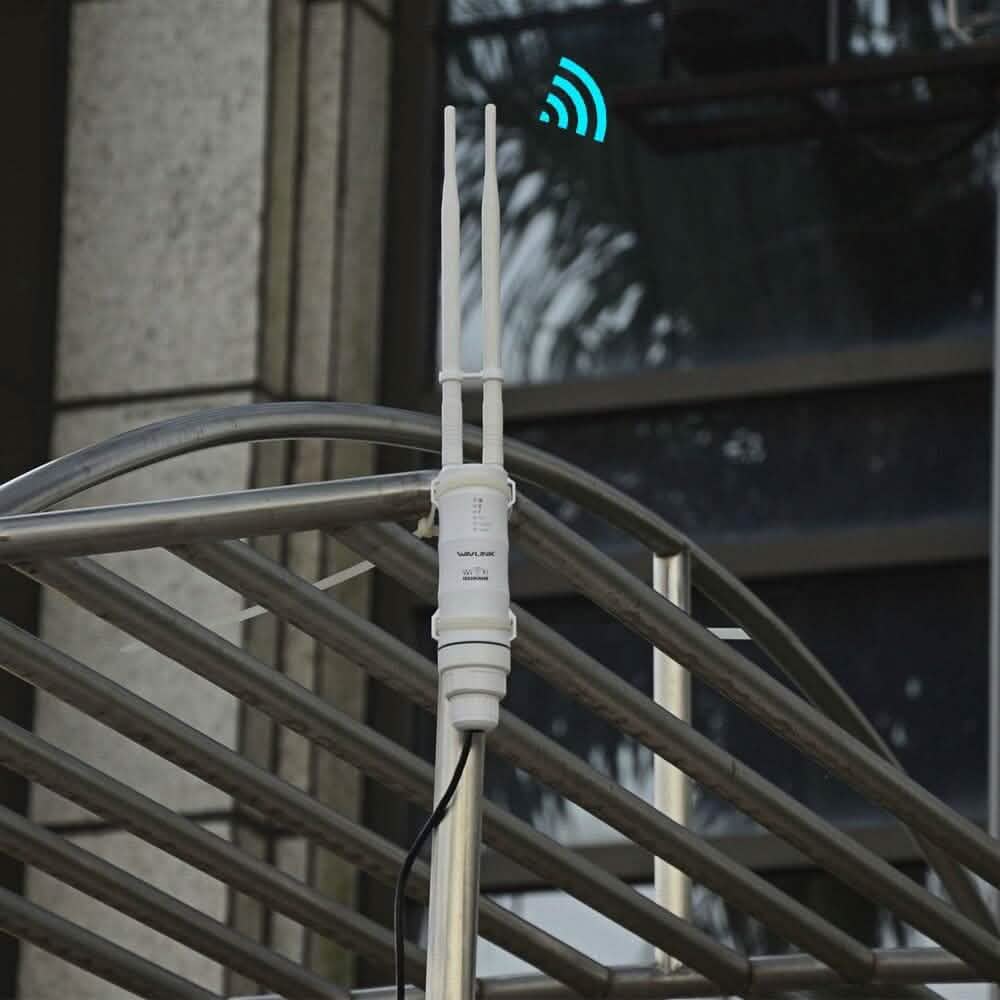 WAVLINK Outdoor WiFi Range Extender AC600 High Power Weatherproof Outdoor WiFi Extender Computer Accessories - DailySale