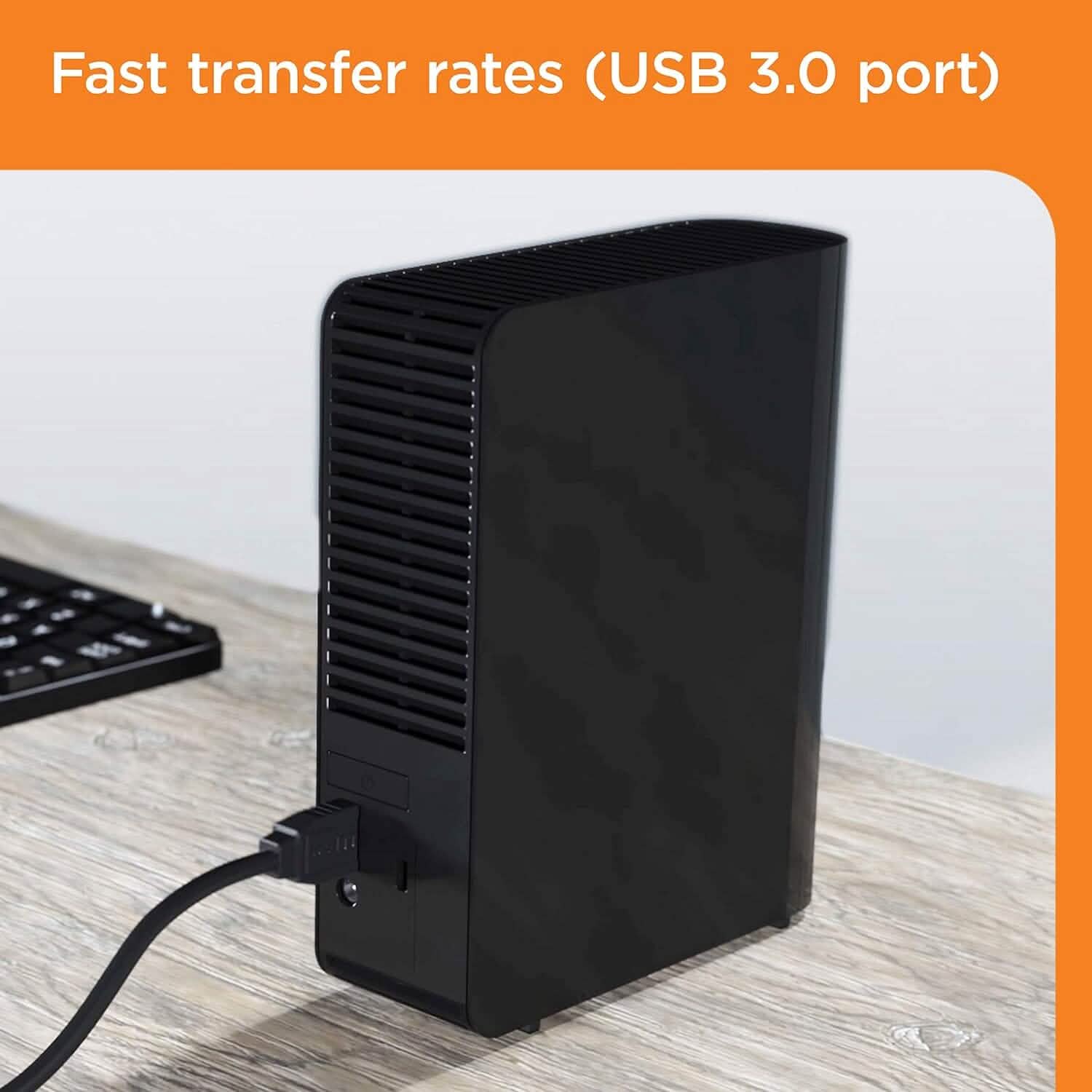 WD 16TB Elements Desktop External Hard Drive, USB 3.0 for Plug-and-Play Storage Computer Accessories - DailySale