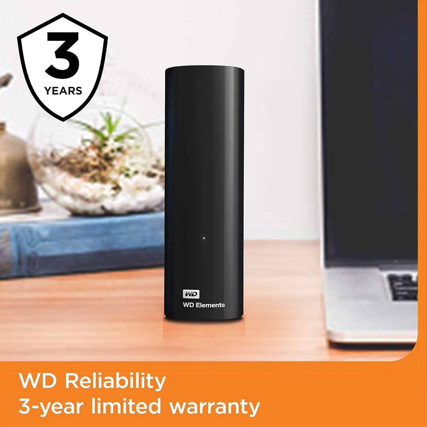 WD 16TB Elements Desktop External Hard Drive, USB 3.0 for Plug-and-Play Storage Computer Accessories - DailySale