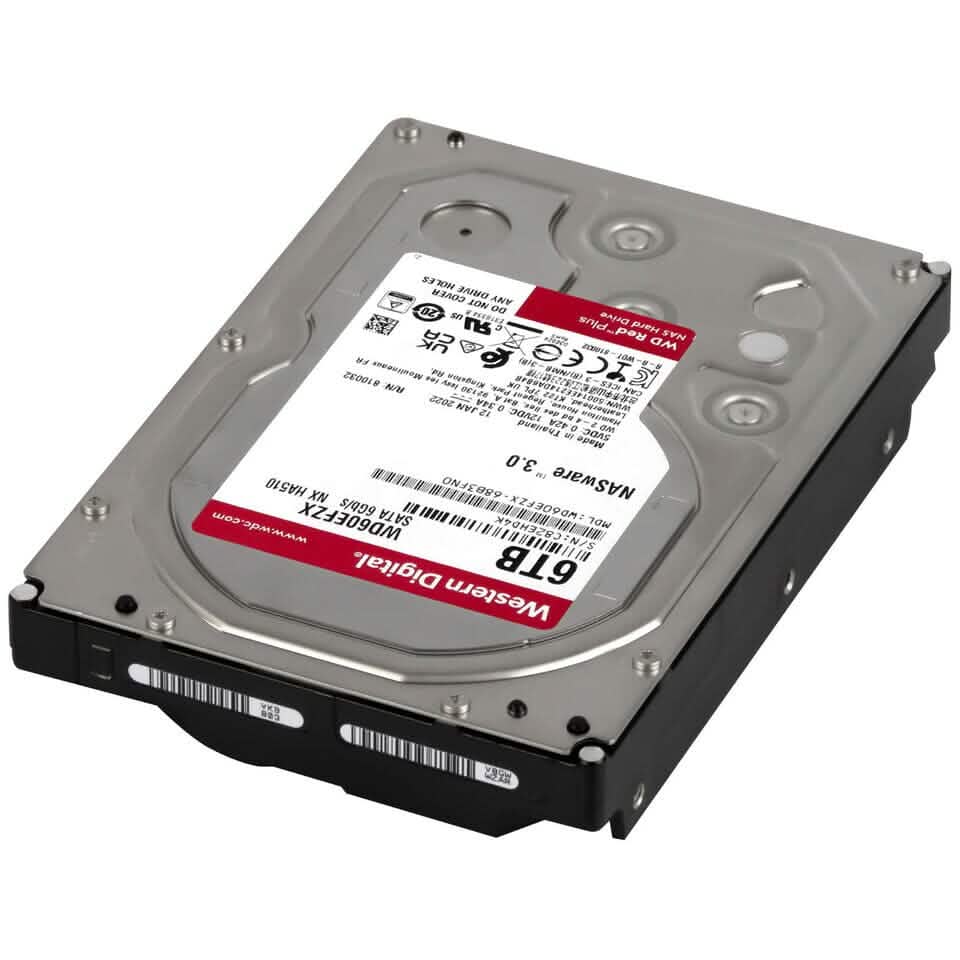 WD RED PLUS 6TB 5.4K 128MB SATA III 3.5'' WD60EFZX NX HA510 (Refurbished) Computer Accessories - DailySale