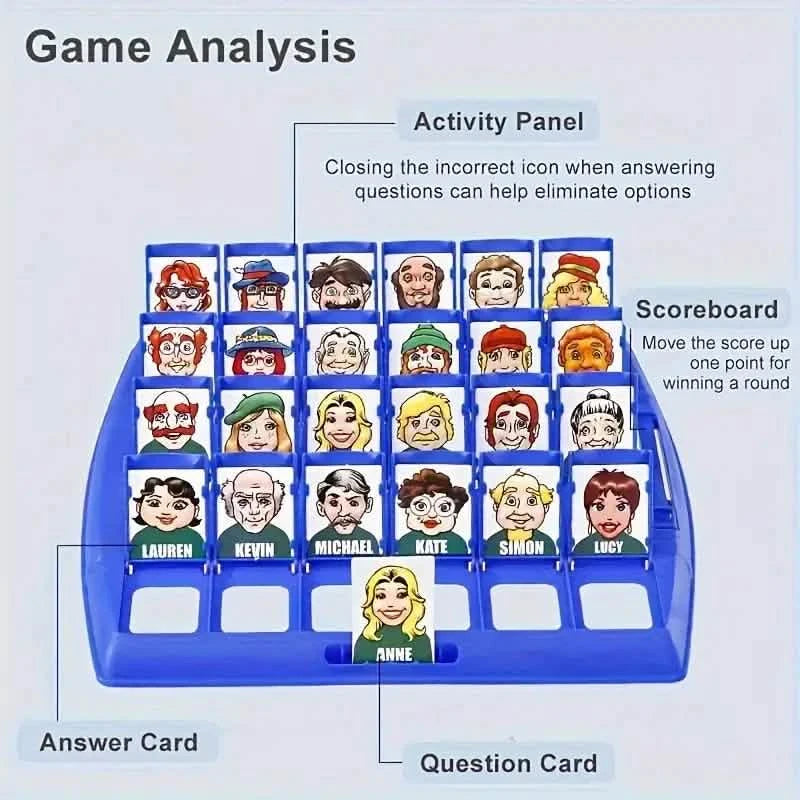 Who I Am, Guessing Board Games, Desktop Educational Toys Toys & Games - DailySale