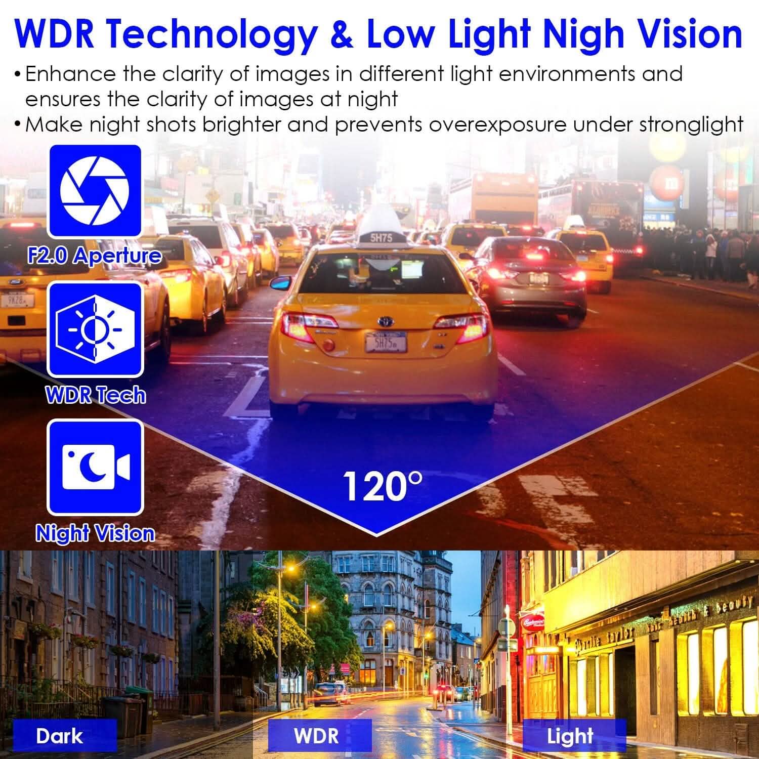 Wifi FHD 1080P Car Dash Cam Automotive - DailySale
