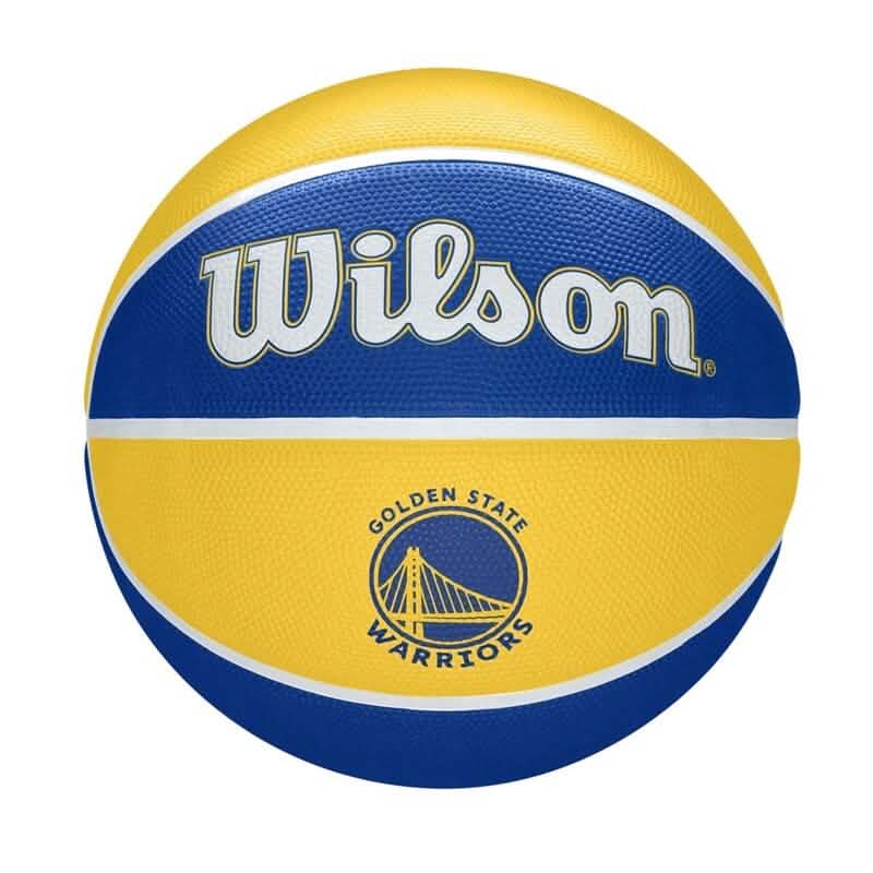 Wilson NBA Golden State Warriors Tribute Ball - Size 7 - Blue/Yellow (Refurbished) Sports & Outdoors - DailySale