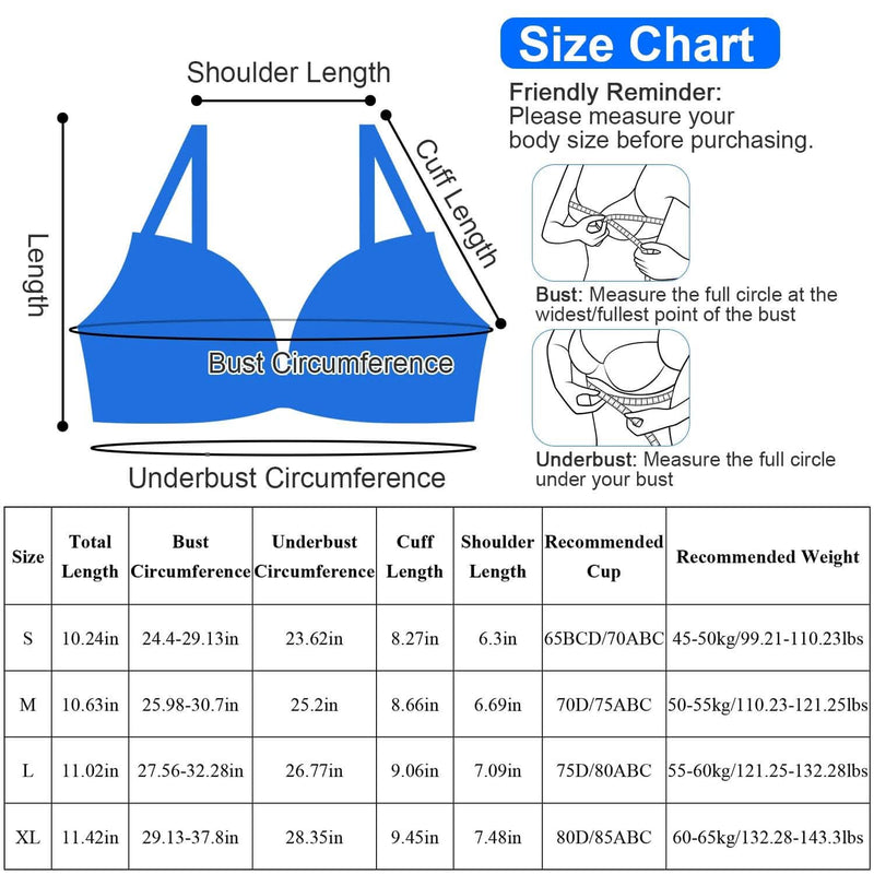 Women's Deep V-Neck U-Shaped Back Sports Bra Women's Swimwear & Lingerie - DailySale