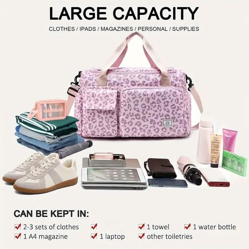 Women's Stylish Waterproof Fitness Travel Bag Handbags & Wallets - DailySale