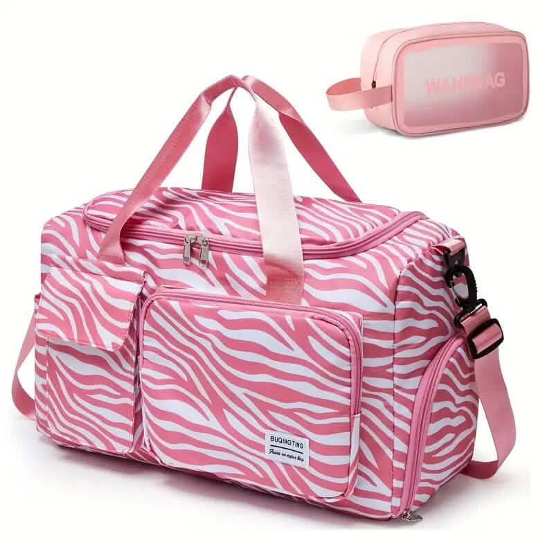 Women's Stylish Waterproof Fitness Travel Bag Handbags & Wallets Pink - DailySale