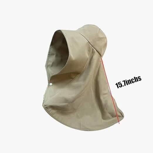 Women's Wide Brim Shawl Sun Hat with Neck Cover Hats - DailySale