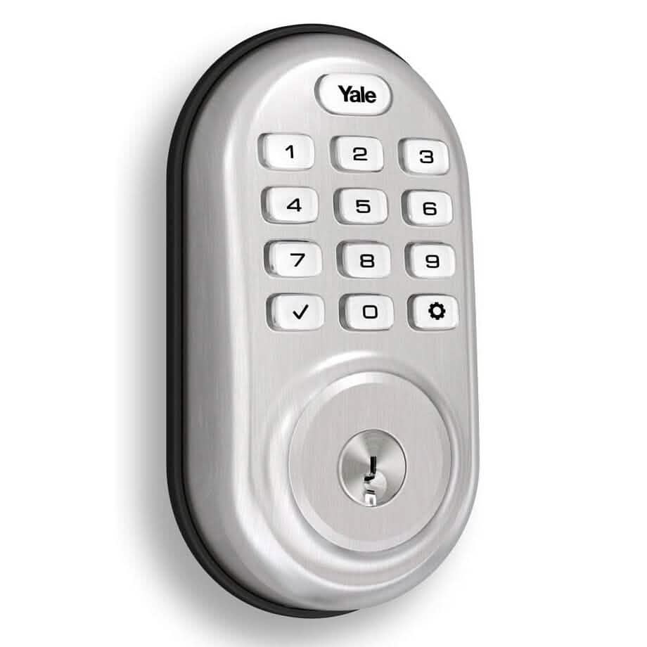 Yale Security Assure Keypad Door Lock Push Button YRD210-ZW-605 Smart Home & Security - DailySale