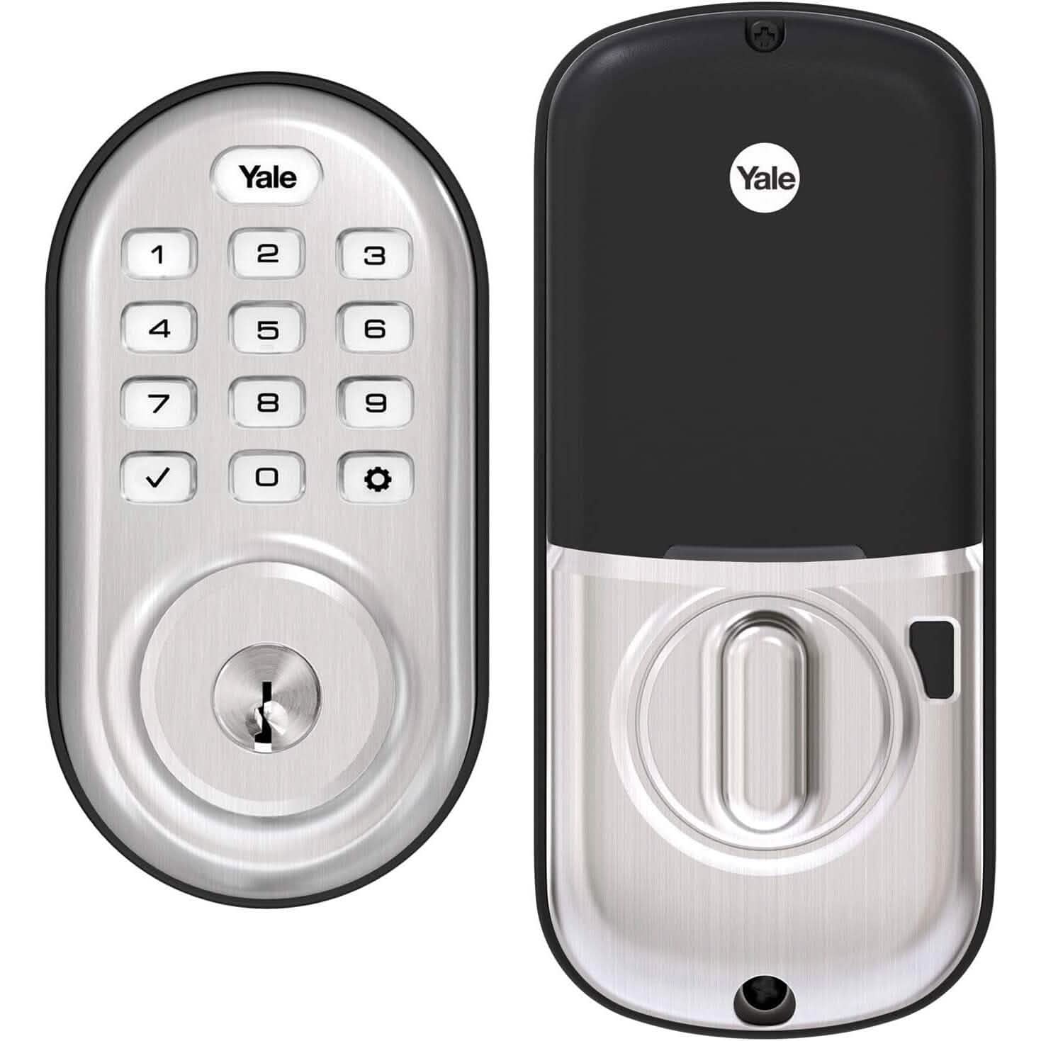 Yale Security Assure Keypad Door Lock Push Button YRD210-ZW-605 Smart Home & Security - DailySale
