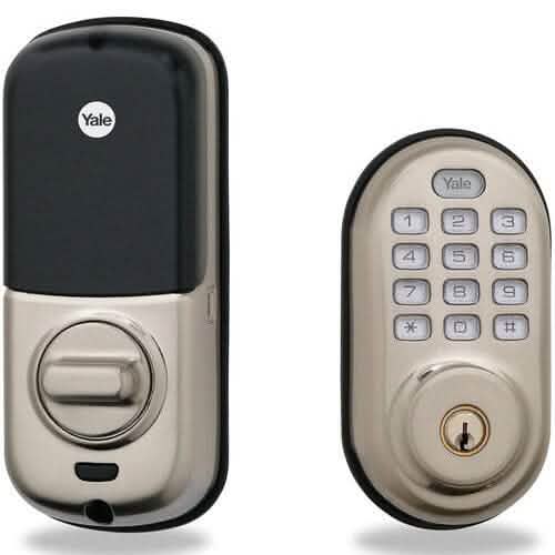 Yale YRD210-ZW-619 Z-Wave Push Button Deadbolt Smart Home & Security - DailySale