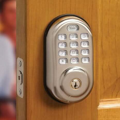 Yale YRD210-ZW-619 Z-Wave Push Button Deadbolt Smart Home & Security - DailySale