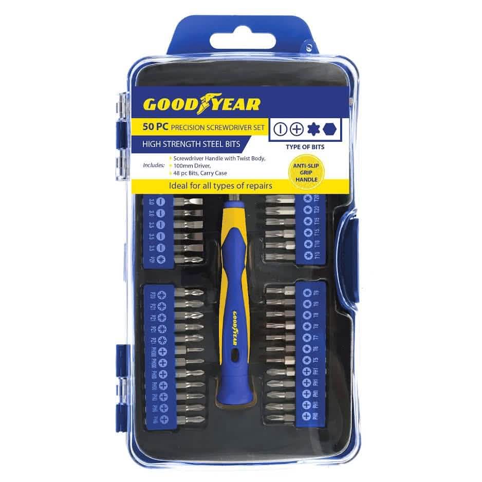 50-Piece Set: Goodyear Precision Screwdriver - DailySale, Inc