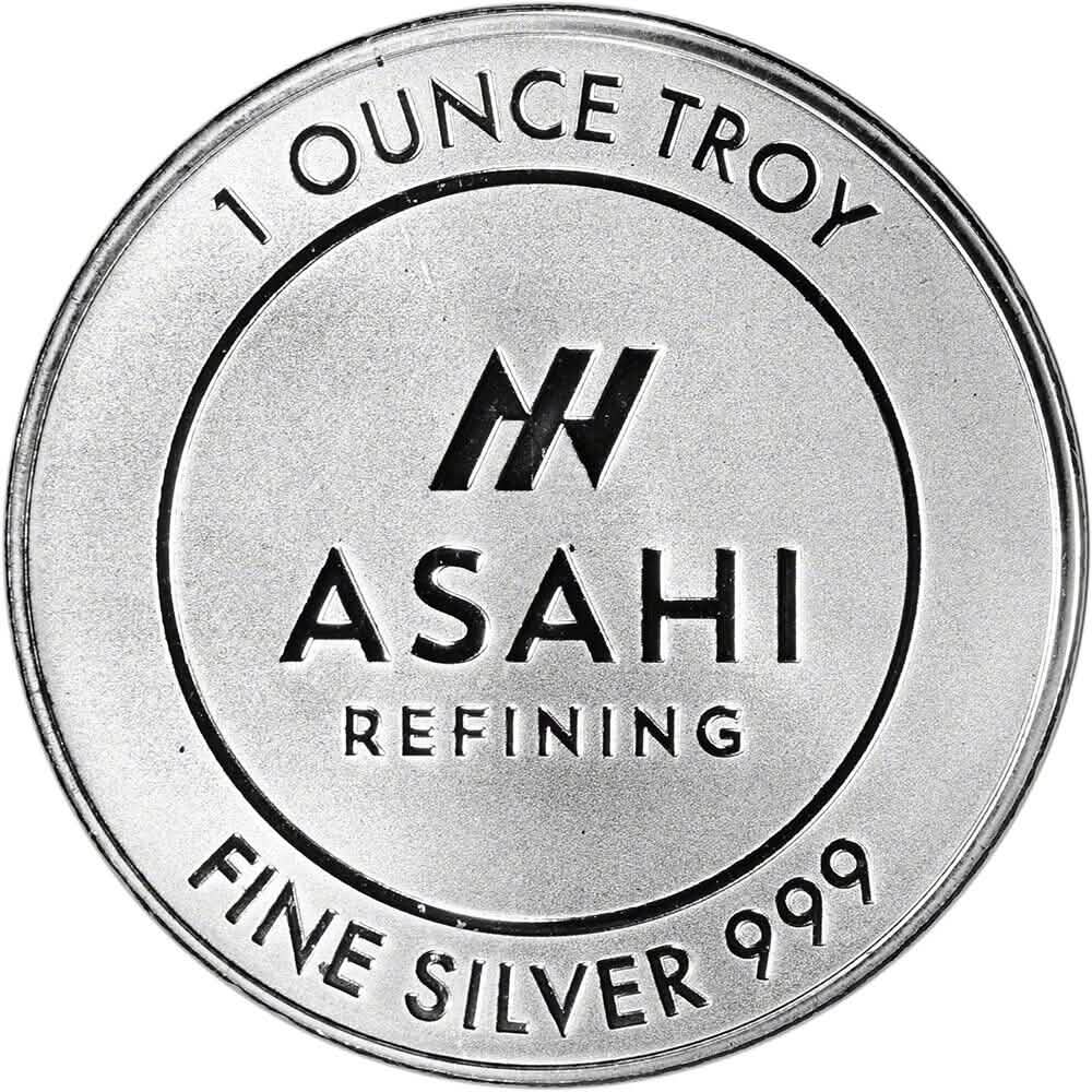 1 oz Silver Round - Asahi Refining .999 Fine Everything Else - DailySale