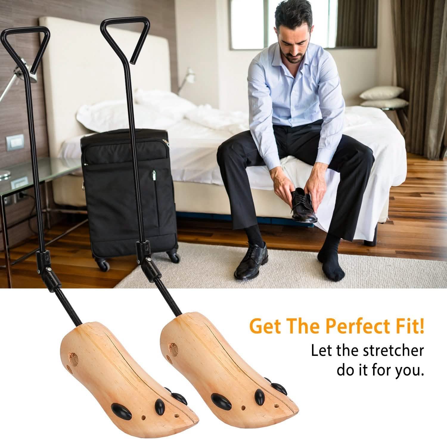 1-Pair: Adjustable Boot Stretcher Closet & Storage - DailySale