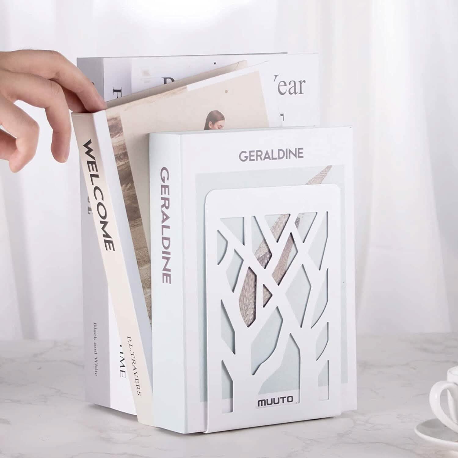 1-Pair: Book Ends for Shelves Everything Else - DailySale