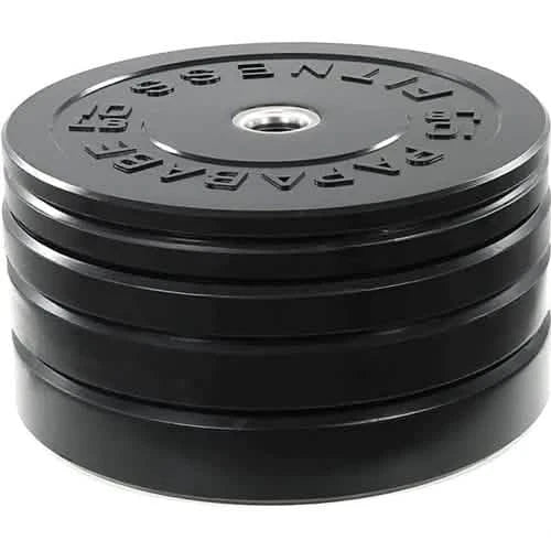 1-Pair: Bumper Plates 2-Inch Bumpers Olympic Weight Plate Fitness - DailySale
