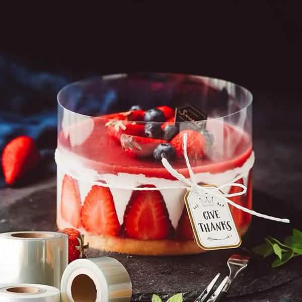 1-Roll: Transparent Cake Wrap Decorative Film Kitchen & Dining - DailySale