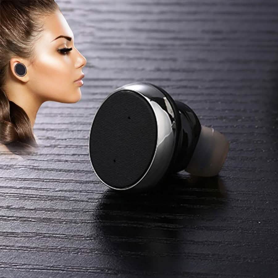 1-Unit: Mini Invisible Wireless Bluetooth 10.0 Stereo In-Ear Headset Earphone Phones & Accessories - DailySale