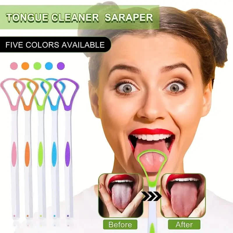 10-Pack: 100% BPA Free Tongue Scrapers Beauty & Personal Care - DailySale