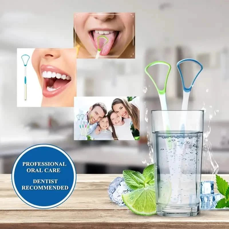 10-Pack: 100% BPA Free Tongue Scrapers Beauty & Personal Care - DailySale
