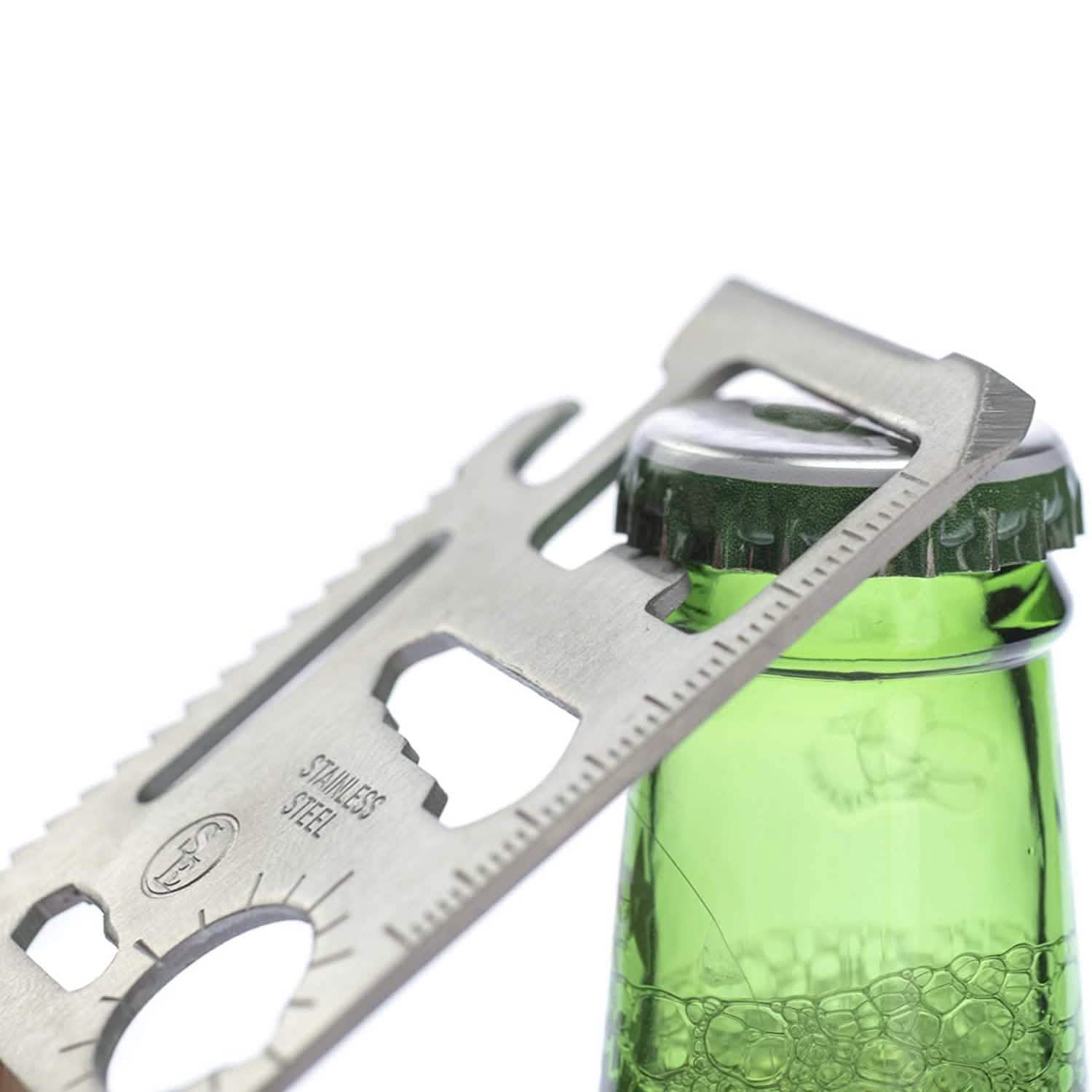 10-Pack: 11-in-1 Stainless Steel Survival Pocket Tool Sports & Outdoors - DailySale