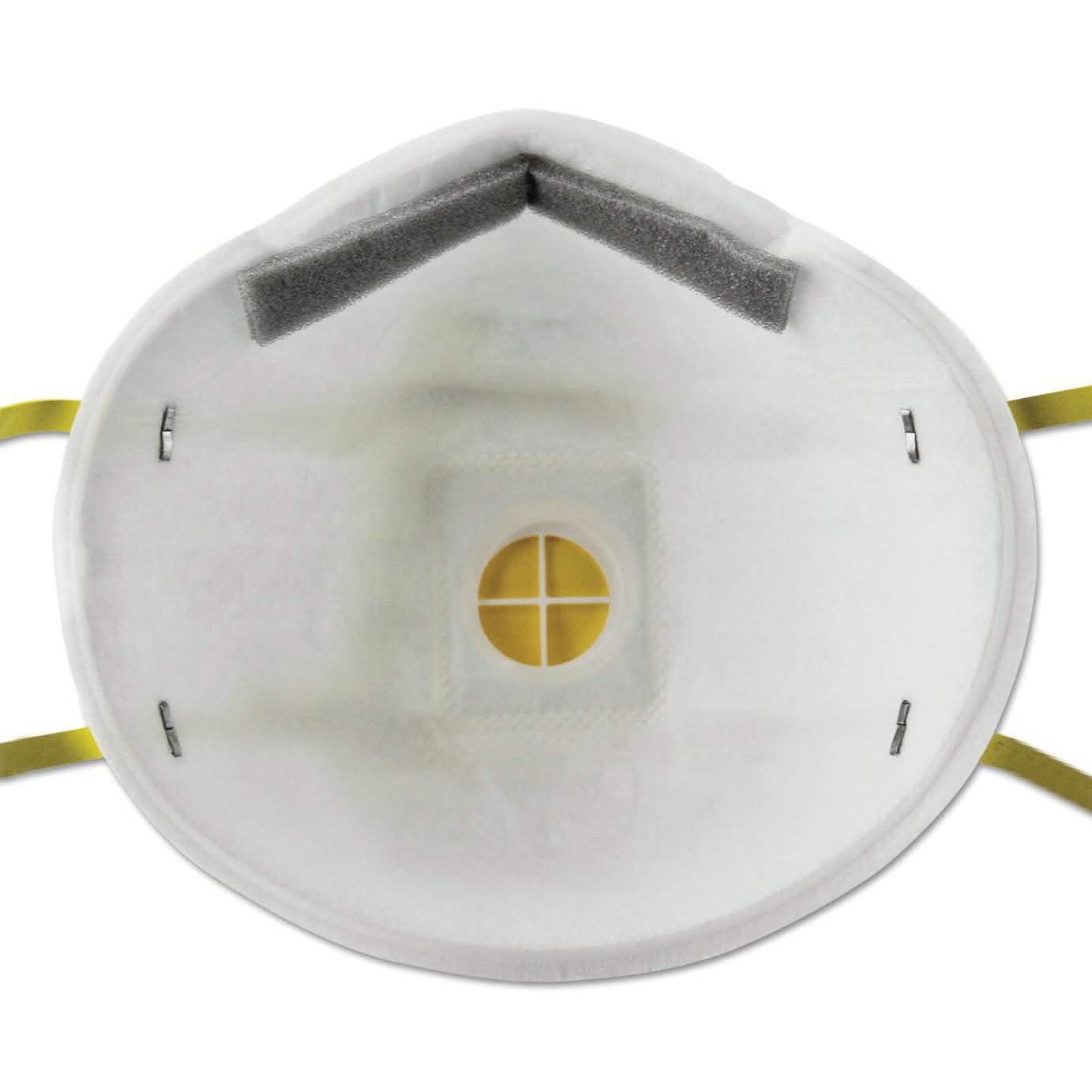 10-Pack: 3M N95 Particulate Respirator Mask with Cool Flow Valve 8210V Face Masks & PPE - DailySale