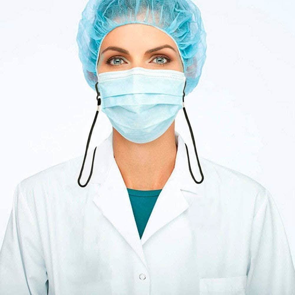 10-Pack: Adjustable Face Mask Neck Lanyard Face Masks & PPE - DailySale