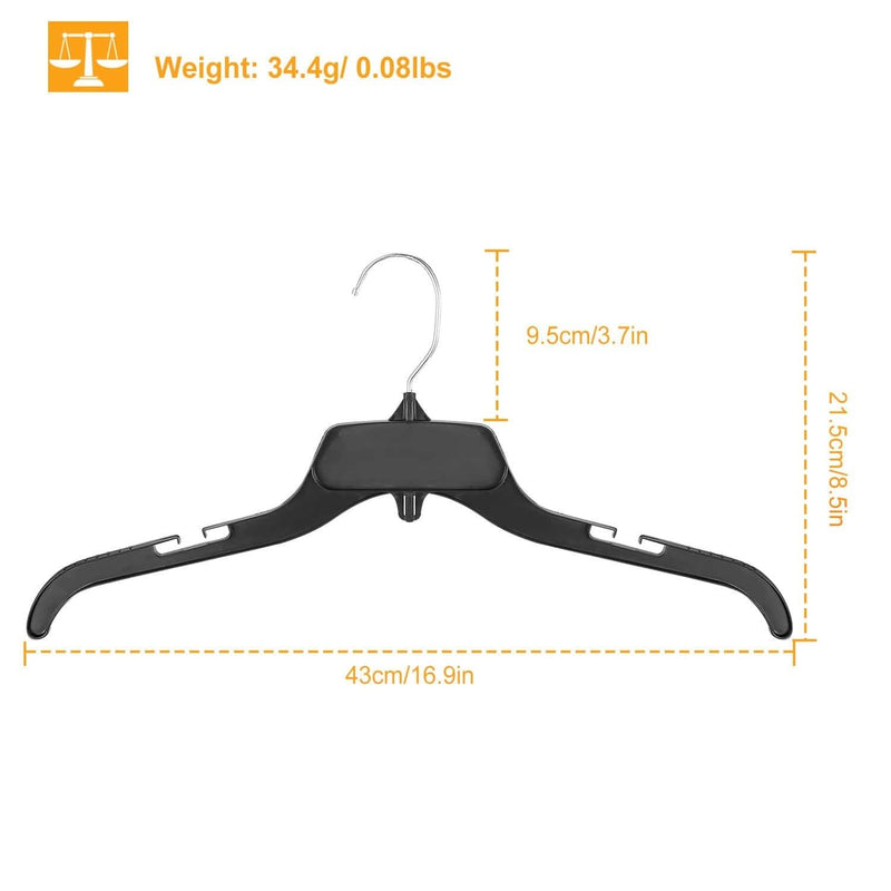 10-Pack: Clothes Hanger Non-Slip Notched Space-Saving Closet & Storage - DailySale