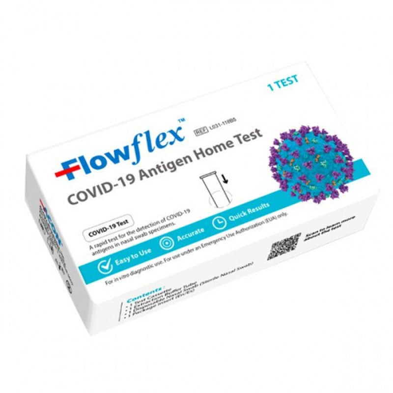 10-Pack: Flowflex COVID-19 Antigen Rapid Home Test Kit Face Masks & PPE - DailySale