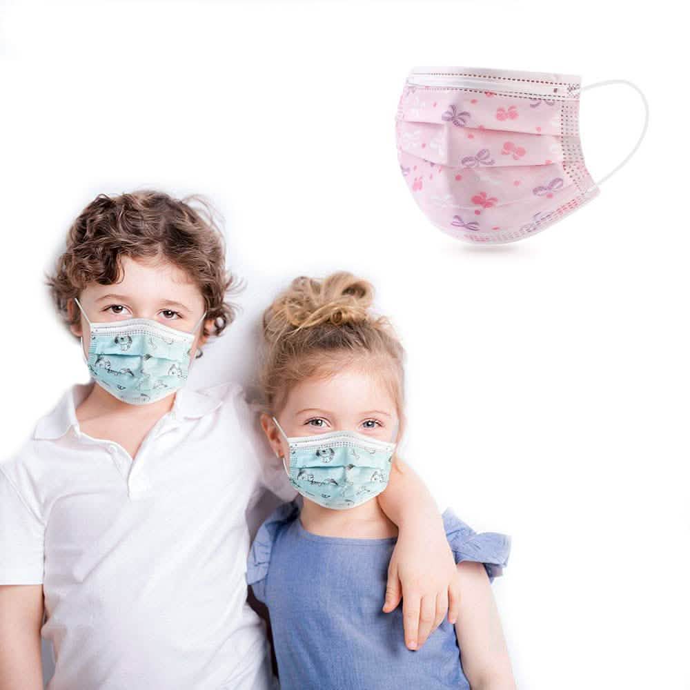 10-Pack: Kids Disposable Face Mask Face Masks & PPE - DailySale
