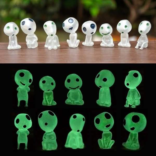 10-Pack: Princess Mononoke Luminous Studio Ghibli Resin Action Figurines Toys & Games - DailySale