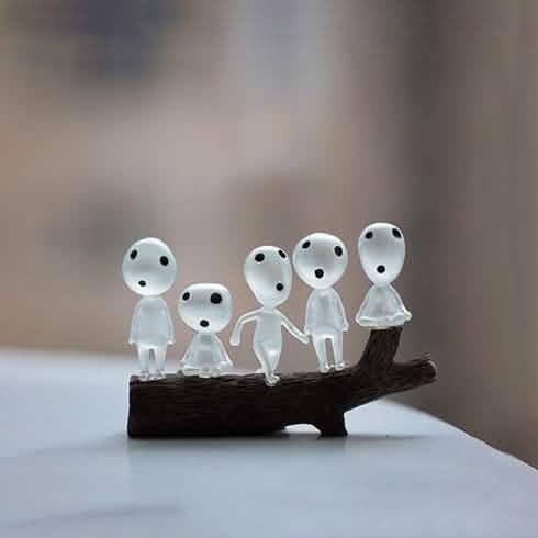 10-Pack: Princess Mononoke Luminous Studio Ghibli Resin Action Figurines Toys & Games - DailySale