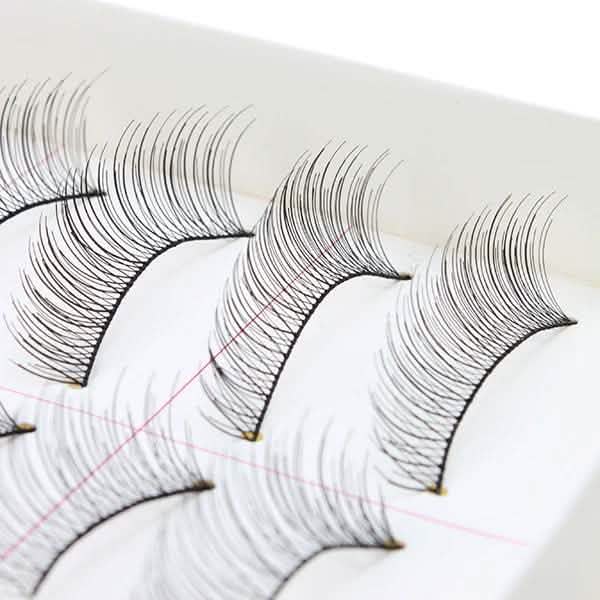 10-Pairs: Makeup Handmade Natural Fashion Long False Eyelashes Beauty & Personal Care - DailySale