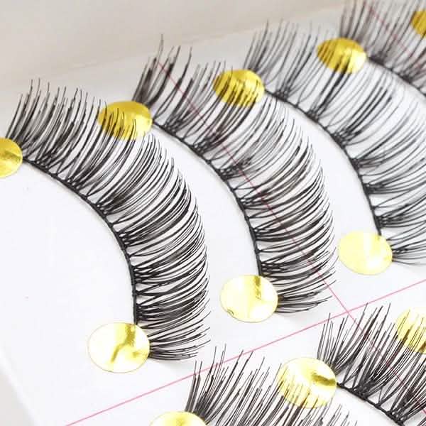 10-Pairs: Makeup Handmade Natural Fashion Long False Eyelashes Beauty & Personal Care - DailySale