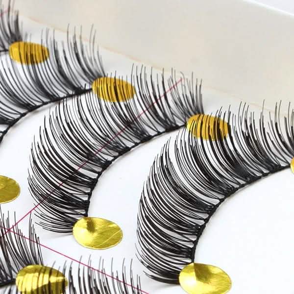 10-Pairs: Makeup Handmade Natural Fashion Long False Eyelashes Beauty & Personal Care - DailySale