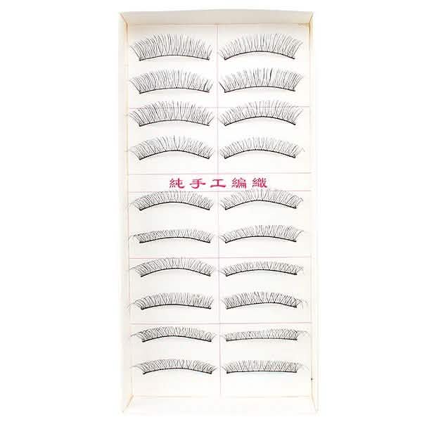 10-Pairs: Makeup Handmade Natural Fashion Long False Eyelashes Beauty & Personal Care - DailySale