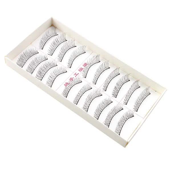 10-Pairs: Makeup Handmade Natural Fashion Long False Eyelashes Beauty & Personal Care - DailySale